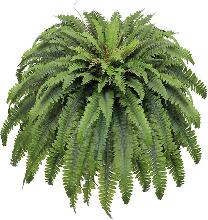 50" Fake Ferns Artificial Plants Large, 98 Artificial Ferns Outdoors Decor