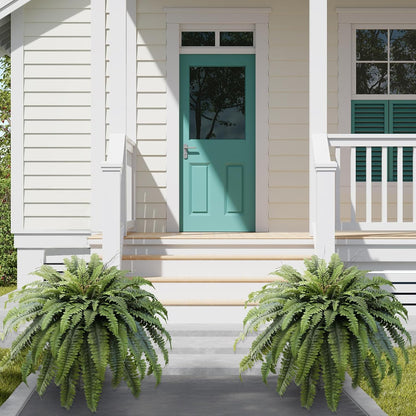 50" Fake Ferns Artificial Plants Large, 98 Artificial Ferns Outdoors Decor
