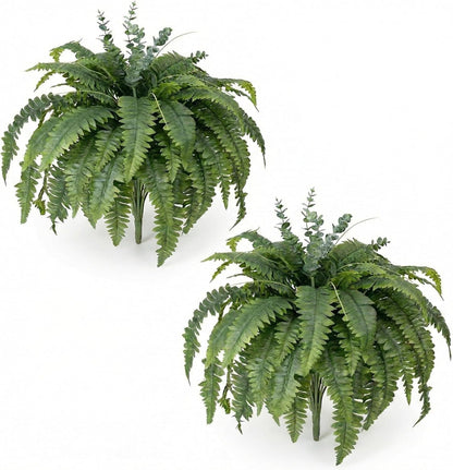 50" Fake Ferns Artificial Plants Large, 98 Artificial Ferns Outdoors Decor