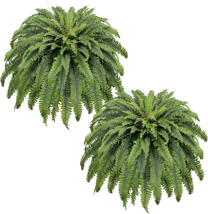 50" Fake Ferns Artificial Plants Large, 98 Artificial Ferns Outdoors Decor
