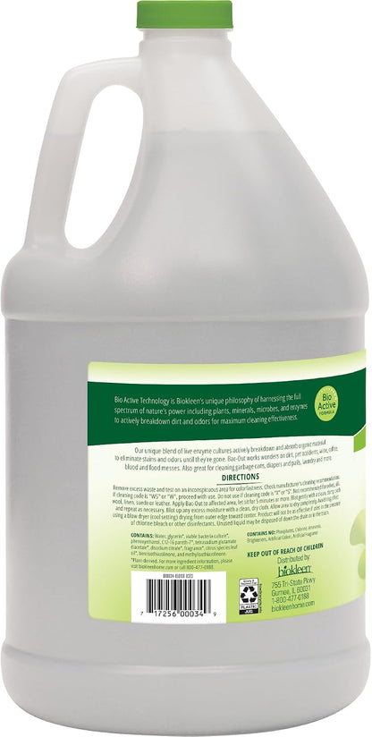 Bac-Out Enzyme Cleaner Spray and Stain & Odor Remover for Pet Stains, Laundry, Diapers, Wine, Carpets, & More, Eco-Friendly, Non-Toxic, Lime Scent, 32 Ounces