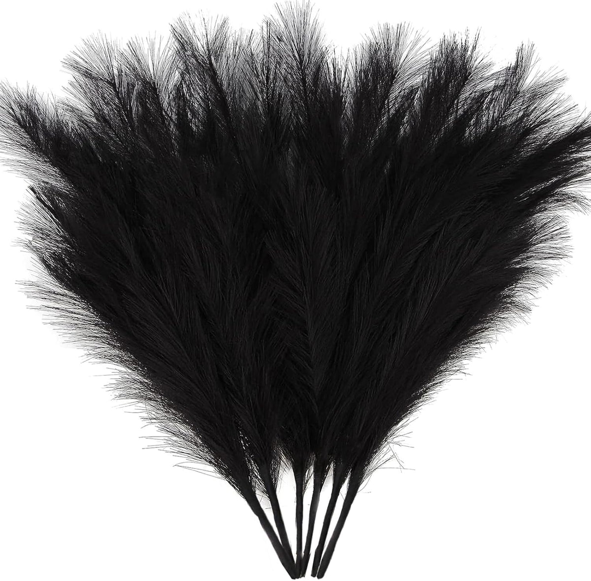 Faux Pampas Grass Decor 17" Handmade Flower Boho Decor Beige