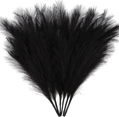 Faux Pampas Grass Decor 17" Handmade Flower Boho Decor Beige
