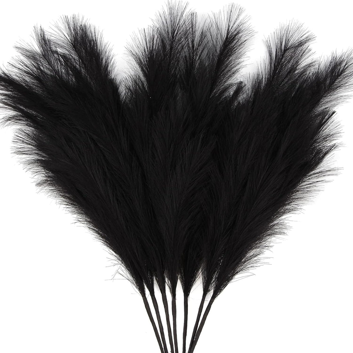 Faux Pampas Grass Decor 17" Handmade Flower Boho Decor Beige