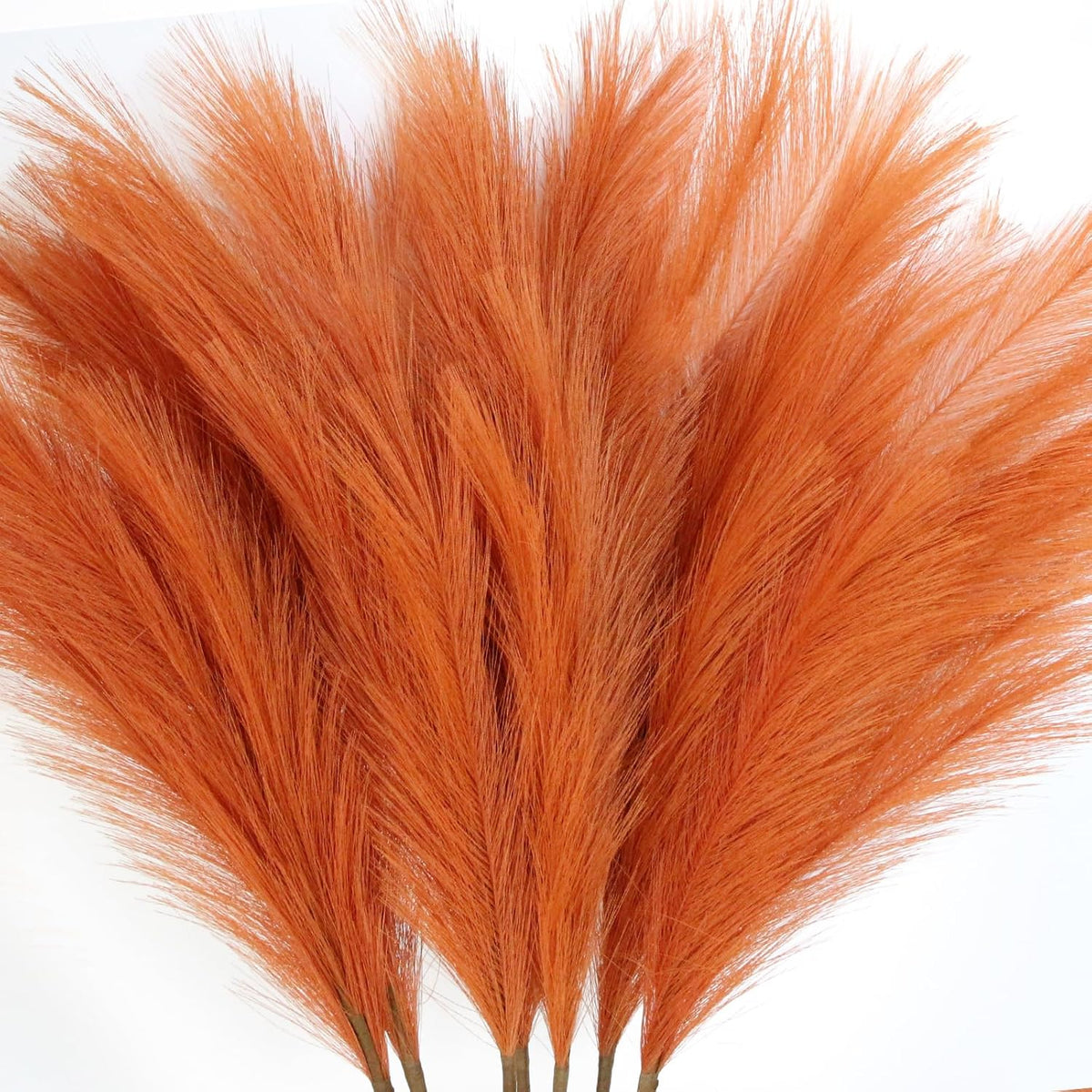 Faux Pampas Grass Decor 17" Handmade Flower Boho Decor Beige