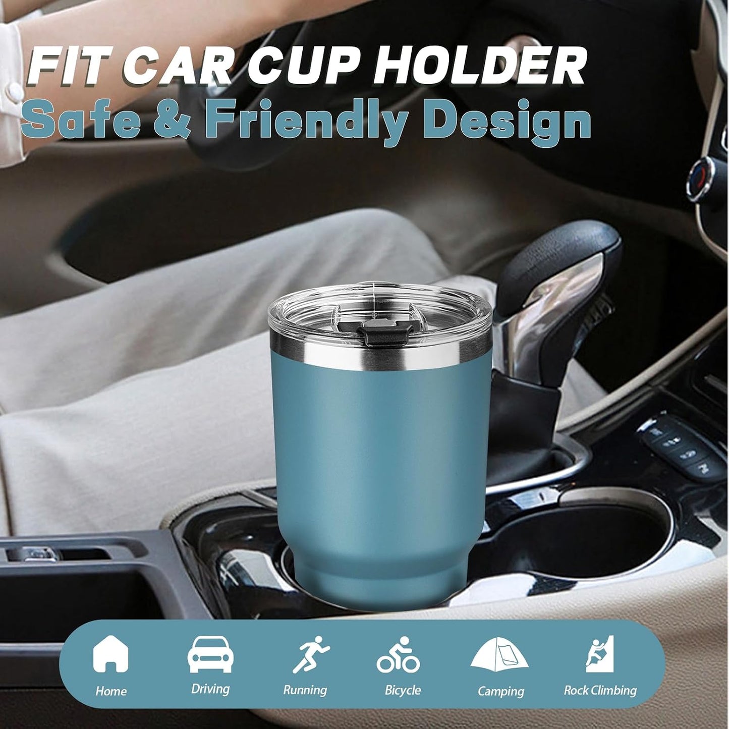 20 oz Tumbler with Lids and Straws, Stainless Steel Insulated Coffee Tumbler, Double Wall Vacuum Insulated Travel Mug Cup, Leakproof Thermal Coffee Cup for Hot and Cold Drinks (Yellow)