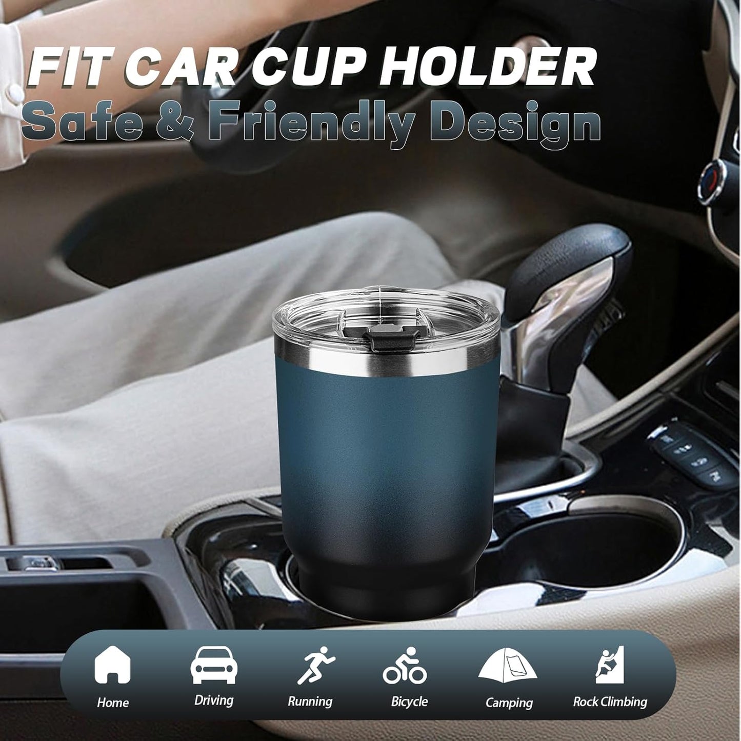 20 oz Tumbler with Lids and Straws, Stainless Steel Insulated Coffee Tumbler, Double Wall Vacuum Insulated Travel Mug Cup, Leakproof Thermal Coffee Cup for Hot and Cold Drinks (Yellow)