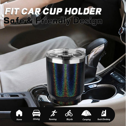 20 oz Tumbler with Lids and Straws, Stainless Steel Insulated Coffee Tumbler, Double Wall Vacuum Insulated Travel Mug Cup, Leakproof Thermal Coffee Cup for Hot and Cold Drinks (Yellow)