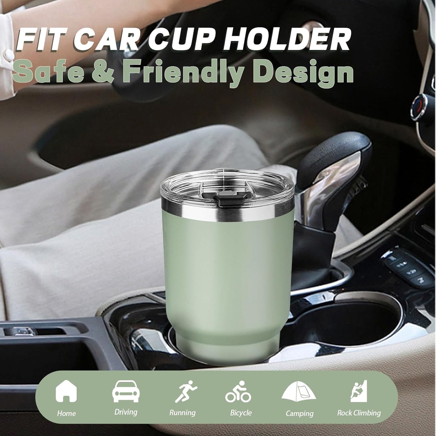 20 oz Tumbler with Lids and Straws, Stainless Steel Insulated Coffee Tumbler, Double Wall Vacuum Insulated Travel Mug Cup, Leakproof Thermal Coffee Cup for Hot and Cold Drinks (Yellow)