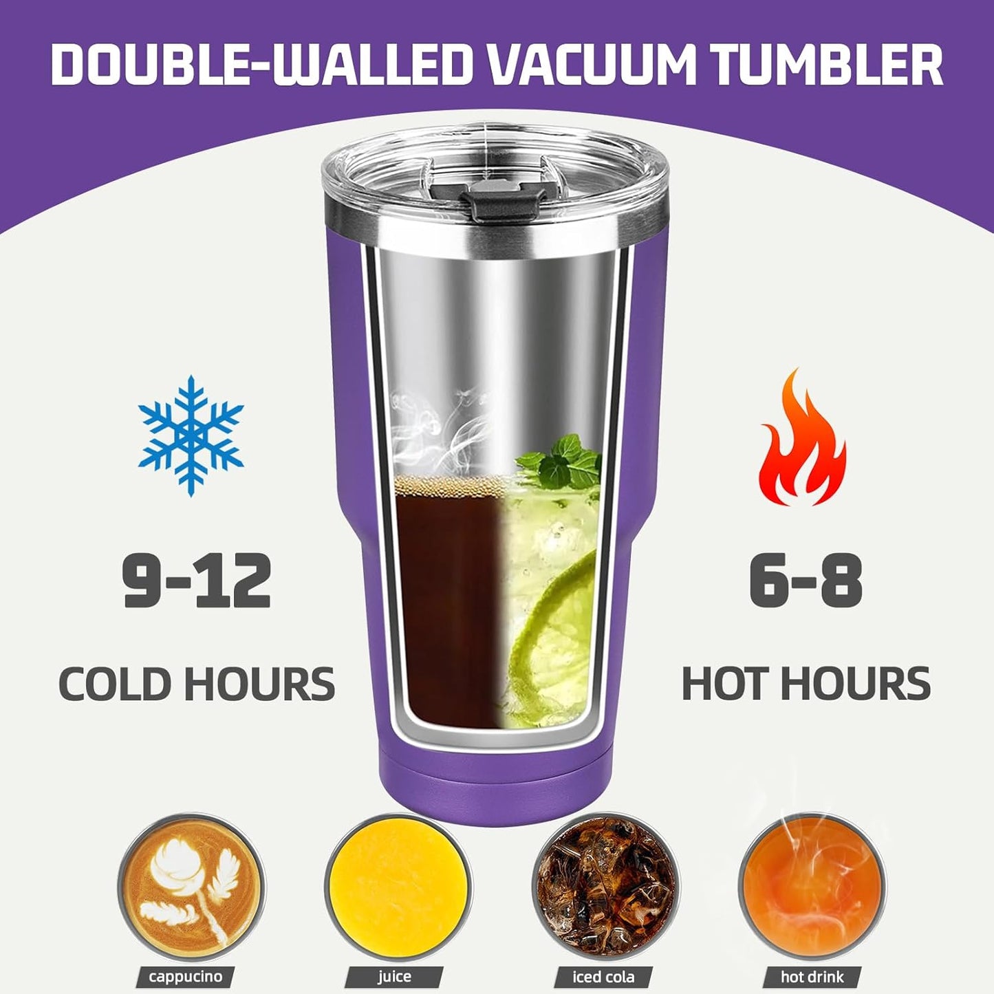 20 oz Tumbler with Lids and Straws, Stainless Steel Insulated Coffee Tumbler, Double Wall Vacuum Insulated Travel Mug Cup, Leakproof Thermal Coffee Cup for Hot and Cold Drinks (Yellow)