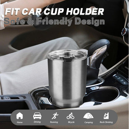 20 oz Tumbler with Lids and Straws, Stainless Steel Insulated Coffee Tumbler, Double Wall Vacuum Insulated Travel Mug Cup, Leakproof Thermal Coffee Cup for Hot and Cold Drinks (Yellow)