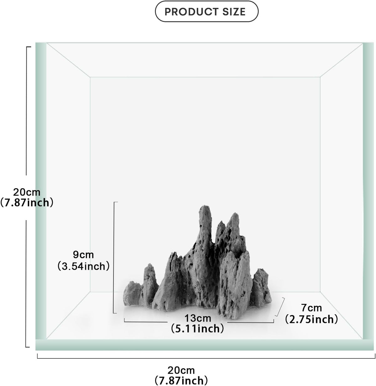 Aquarium Rocks Aquascaping, Micro Resin Seiryu Rock for Aquascaping