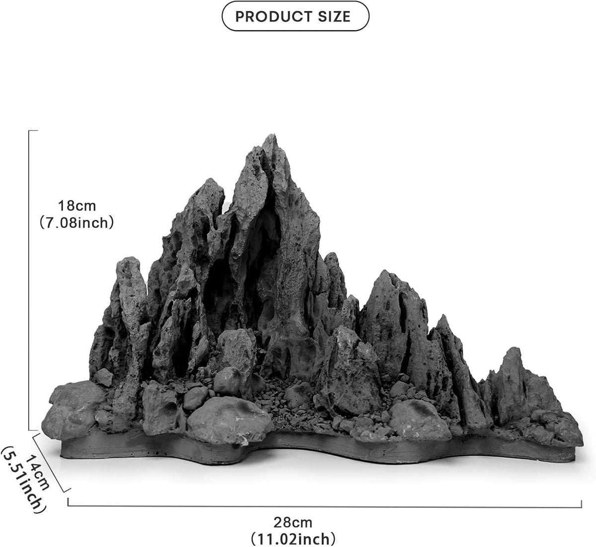 Aquarium Rocks Aquascaping, Micro Resin Seiryu Rock for Aquascaping