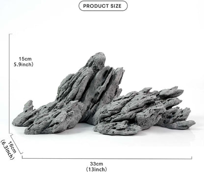 Aquarium Rocks Aquascaping, Micro Resin Seiryu Rock for Aquascaping