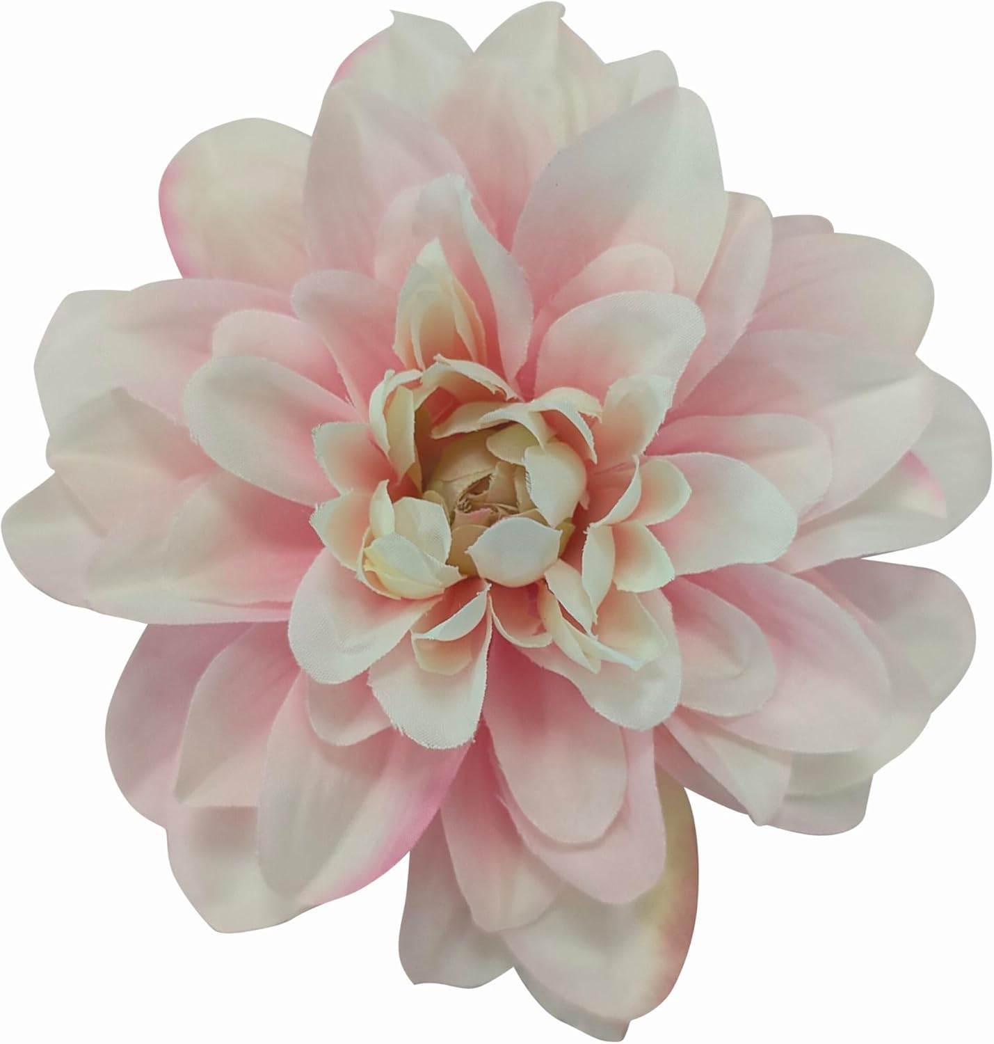 8 Pcs Dahlia Artificial Flowers, 24" Fake Silk Dahlia Flower Bouquets for DIY Wedding Centerpieces Arrangements Bridal Shower Party Home Decorations (8, red Bean Pink)