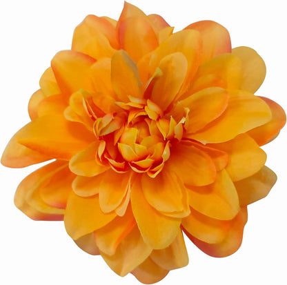8 Pcs Dahlia Artificial Flowers, 24" Fake Silk Dahlia Flower Bouquets for DIY Wedding Centerpieces Arrangements Bridal Shower Party Home Decorations (8, red Bean Pink)