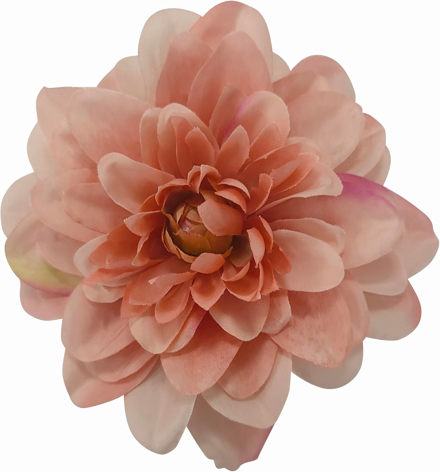 8 Pcs Dahlia Artificial Flowers, 24" Fake Silk Dahlia Flower Bouquets for DIY Wedding Centerpieces Arrangements Bridal Shower Party Home Decorations (8, red Bean Pink)
