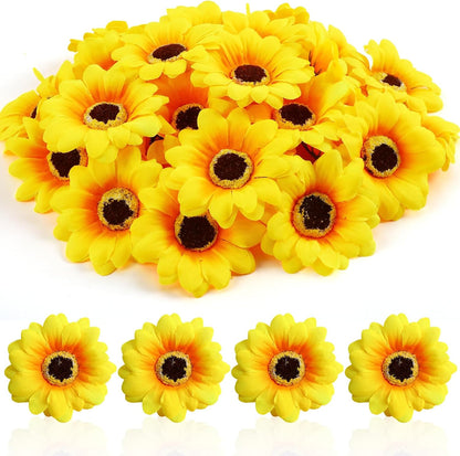 48Pcs Artificial Plumeria Flowers,5 CM White Foam Frangipani Flowers