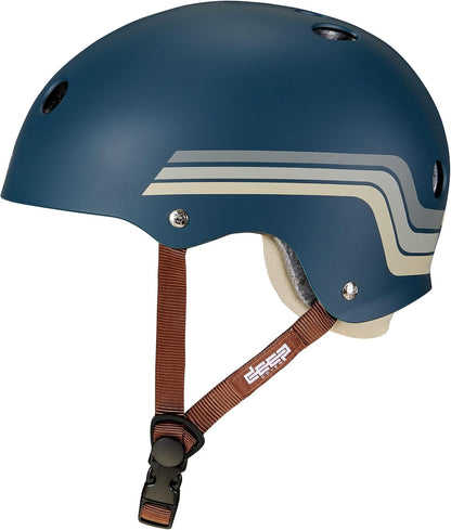 Triple Eight Deep Cover Helmet - Ideal for Skateboarding, Bicycling, BMX, and Roller Skating