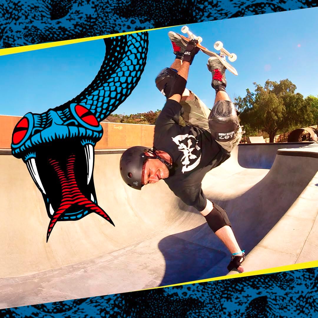 Triple Eight Deep Cover Helmet - Ideal for Skateboarding, Bicycling, BMX, and Roller Skating