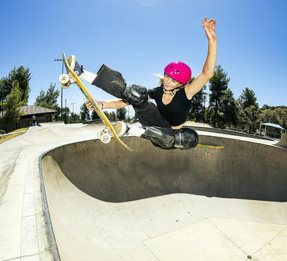 Triple Eight Deep Cover Helmet - Ideal for Skateboarding, Bicycling, BMX, and Roller Skating