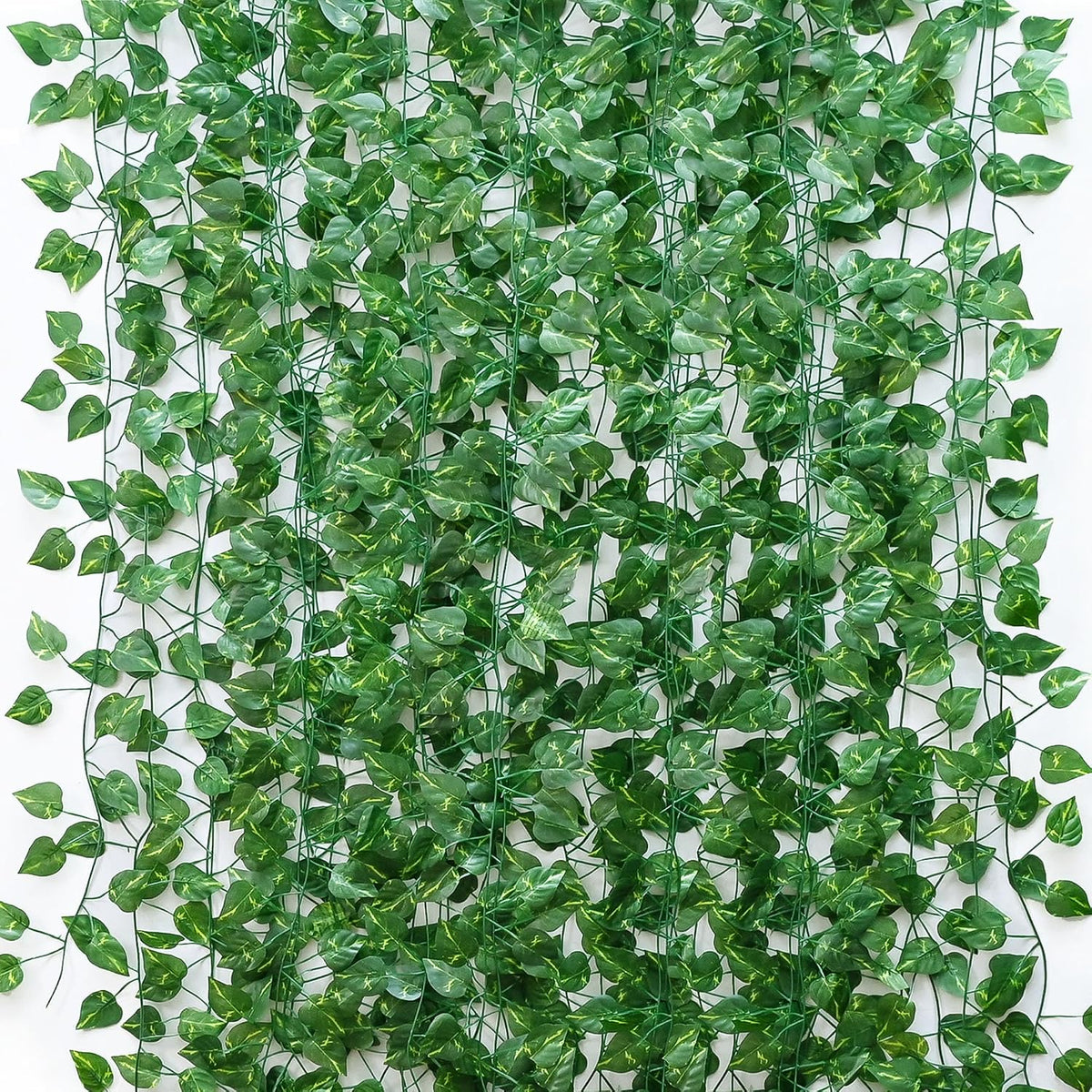 450ft Artificial Ivy Vines Hanging Greenery Garland, Fake Vines Leaves Plants for Bedroom Wall Decor, Garden & Outdoor Wall Decoration