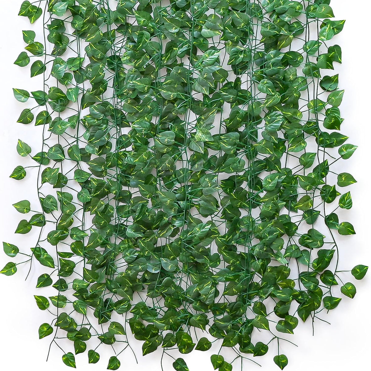 450ft Artificial Ivy Vines Hanging Greenery Garland, Fake Vines Leaves Plants for Bedroom Wall Decor, Garden & Outdoor Wall Decoration