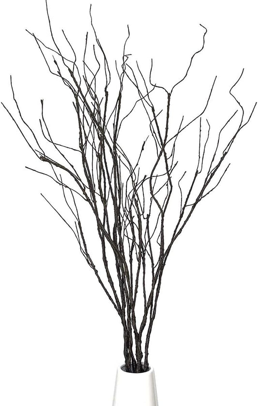 5Pcs 29.5" Lifelike Dry Willow Branches Bendable Iron Wires Artificial Floral Flower Stub Stem DIY Craft Wedding Home Room Office Hotel Hall Decoration