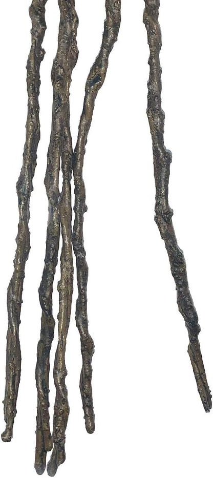 5Pcs 29.5" Lifelike Dry Willow Branches Bendable Iron Wires Artificial Floral Flower Stub Stem DIY Craft Wedding Home Room Office Hotel Hall Decoration