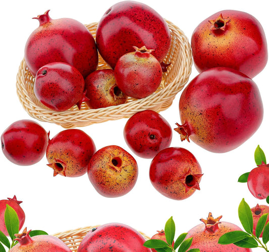 Simulation Pomegranates Decoration Artificial Fruits Props