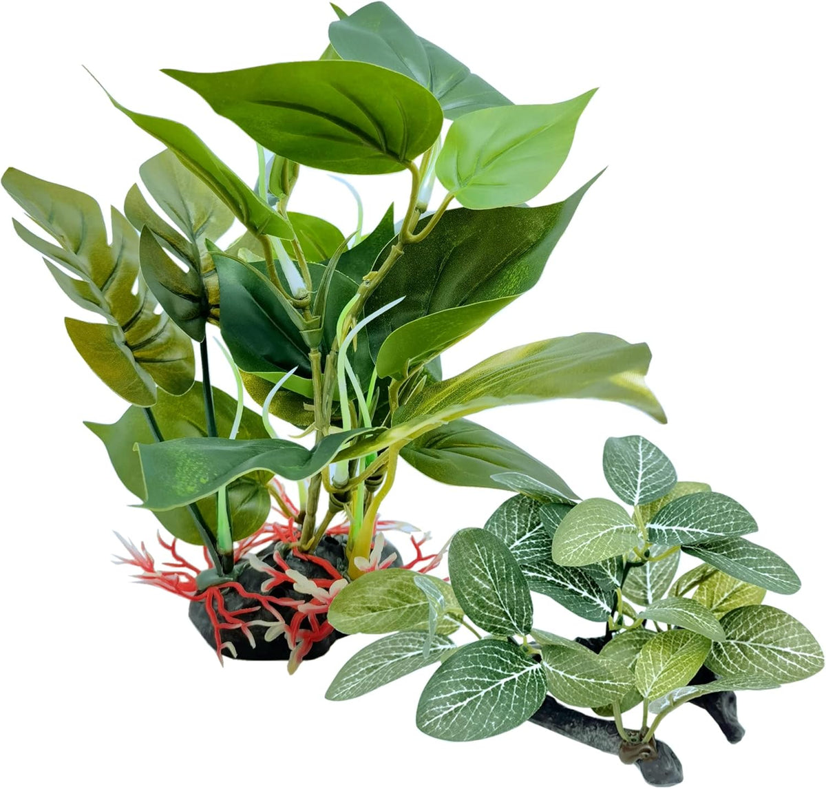 Artificial Fish Tank Plants Aquarium Plant Aquatic Water Grass Foreground Decor (Green)