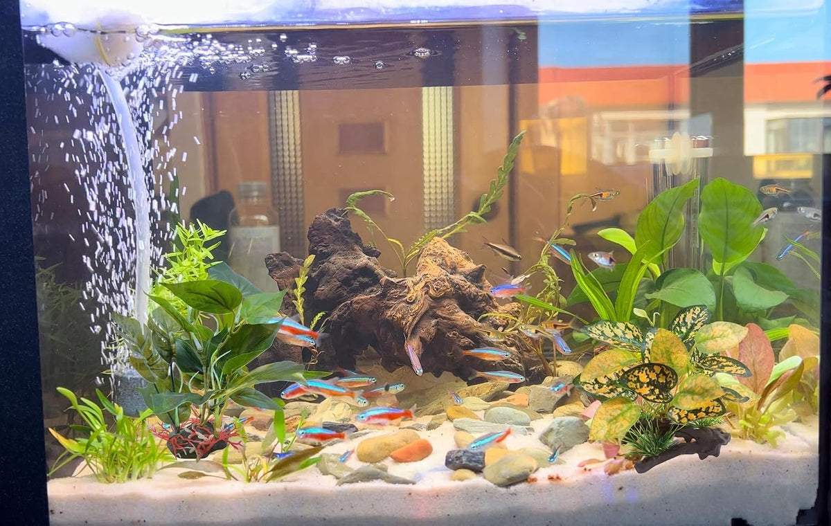 Artificial Fish Tank Plants Aquarium Plant Aquatic Water Grass Foreground Decor (Green)