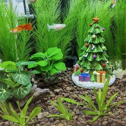 Artificial Fish Tank Plants Aquarium Plant Aquatic Water Grass Foreground Decor (Green)