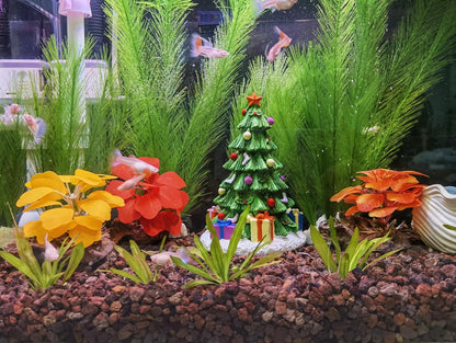 Artificial Fish Tank Plants Aquarium Plant Aquatic Water Grass Foreground Decor (Green)