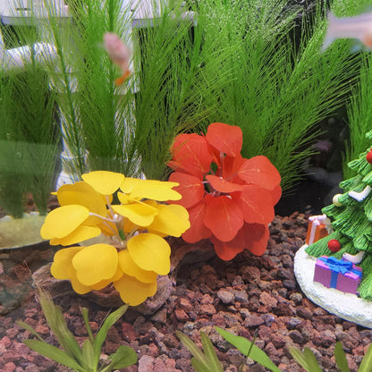 Artificial Fish Tank Plants Aquarium Plant Aquatic Water Grass Foreground Decor (Green)