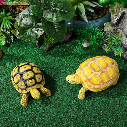 Turtle Basking Platform Turf Artificial Grass Turf for Turtle Tank Climbing Platform Mat Reptile Tank Accessories Terrarium Decor 19.68 X 9.84 X 0.19 in