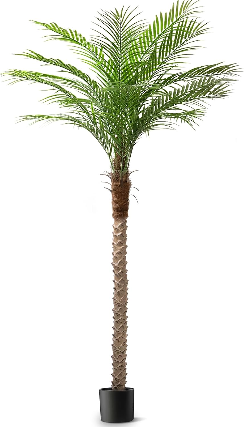 Artificial Phoenix Palm Tree 8ft 2 Set Tall Outdoor/Indoor Decor