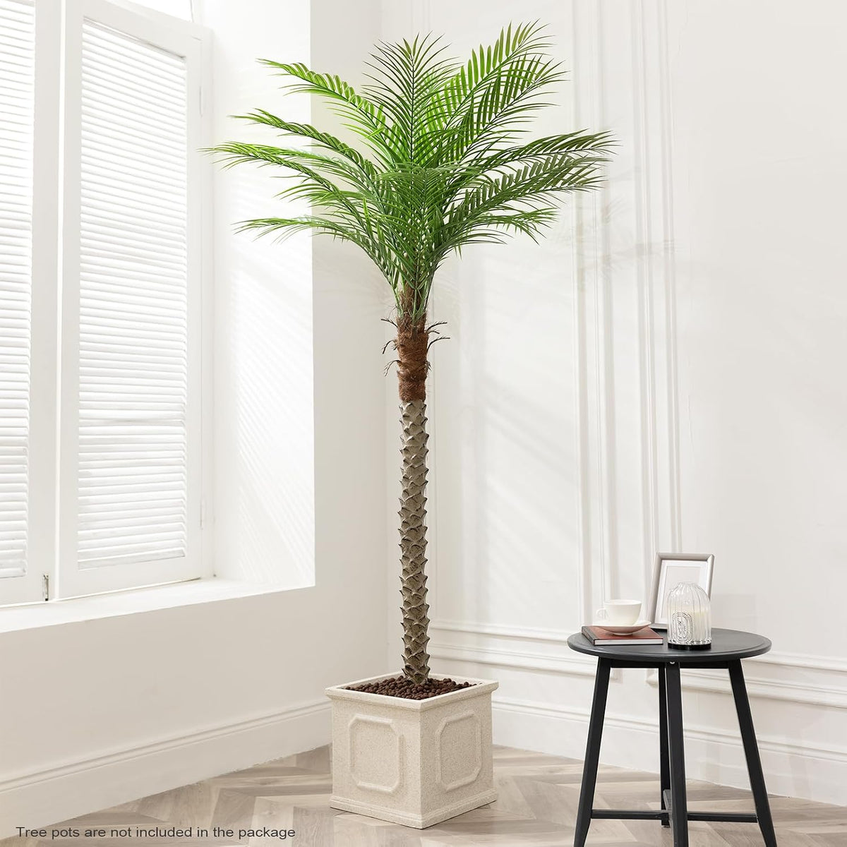 Artificial Phoenix Palm Tree 8ft 2 Set Tall Outdoor/Indoor Decor