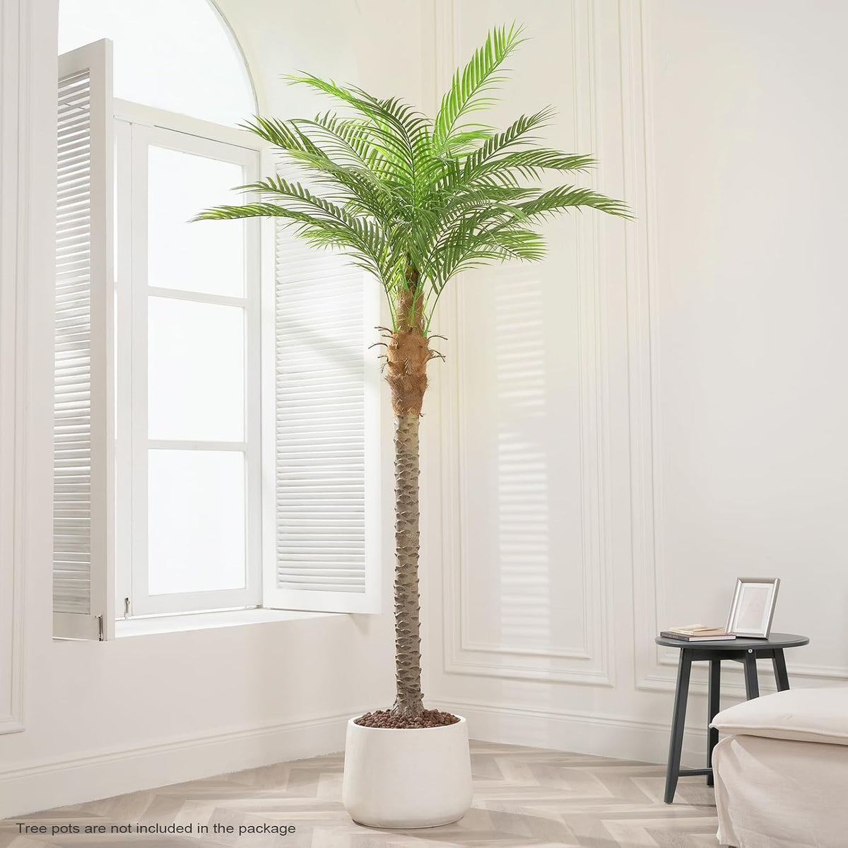 Artificial Phoenix Palm Tree 8ft 2 Set Tall Outdoor/Indoor Decor