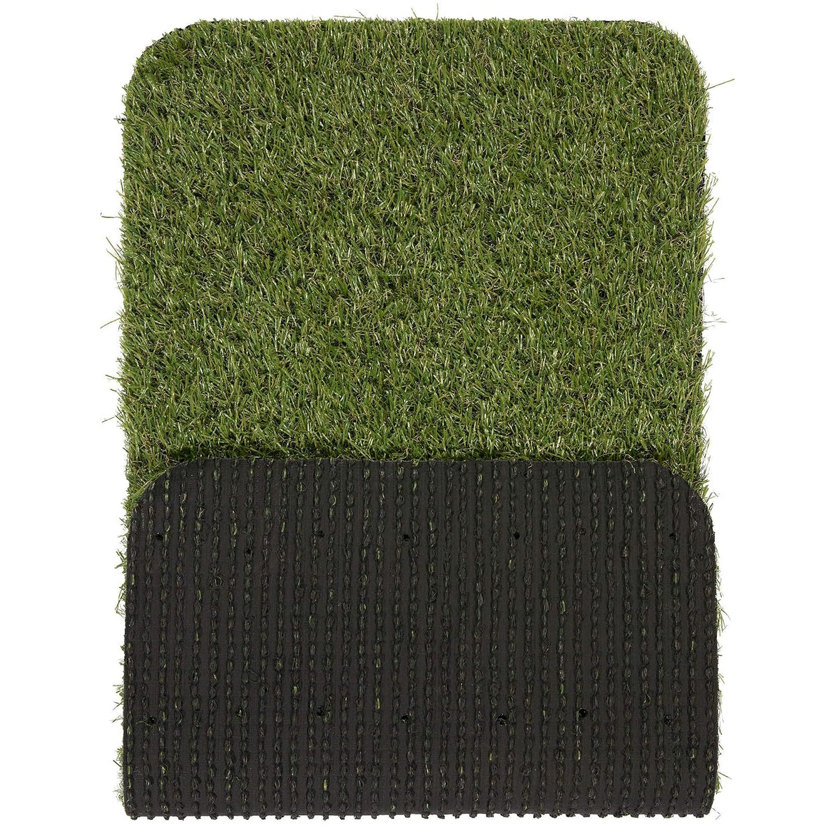 Artificial Grass Puppy Potty Training Pad with Tray, 15" x 30" Reusable Pee Pad for Small Pets and Dogs