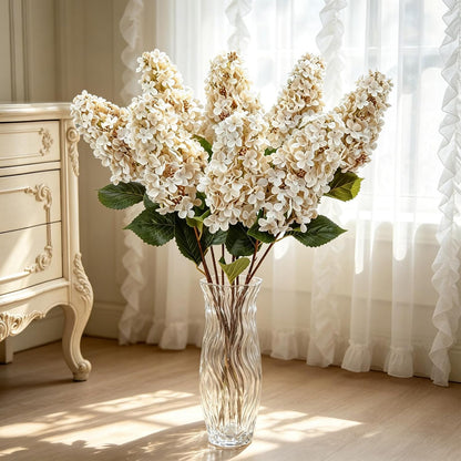 3PCS Realistic Artificial Magnolia Flowers Branch, 20.5 inch Tall | Bendable & Cuttable Stem, Real Touch Flower Head & leaves, Silk Floral Arrangement for Vase Home Kitchen Wedding Table Decor