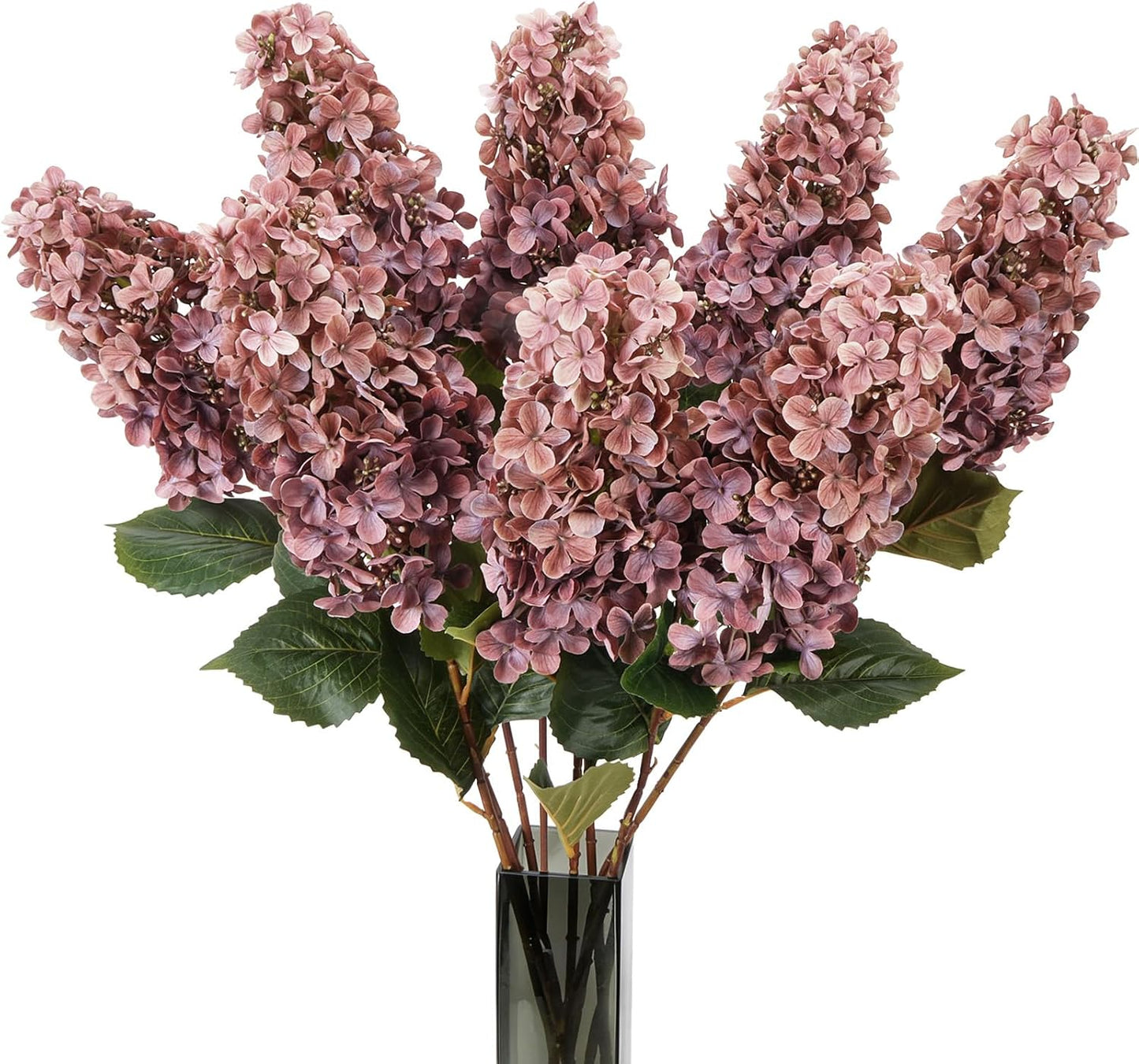 3PCS Realistic Artificial Magnolia Flowers Branch, 20.5 inch Tall | Bendable & Cuttable Stem, Real Touch Flower Head & leaves, Silk Floral Arrangement for Vase Home Kitchen Wedding Table Decor