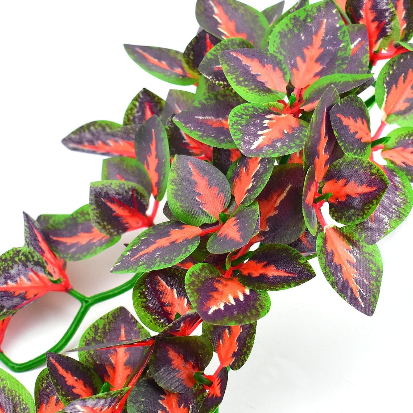 Reptile Plants, 3 PCS Amphibian Hanging Plants with Suction Cup for Snake, Bearded Dragons, Lizards, Geckos, Toads, Hermit Crab Tank Pets Habitat Decorations