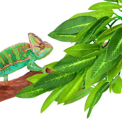 Reptile Plants, 3 PCS Amphibian Hanging Plants with Suction Cup for Snake, Bearded Dragons, Lizards, Geckos, Toads, Hermit Crab Tank Pets Habitat Decorations