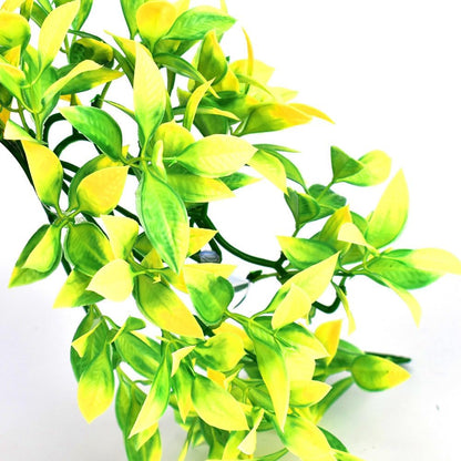 Reptile Plants, 3 PCS Amphibian Hanging Plants with Suction Cup for Snake, Bearded Dragons, Lizards, Geckos, Toads, Hermit Crab Tank Pets Habitat Decorations