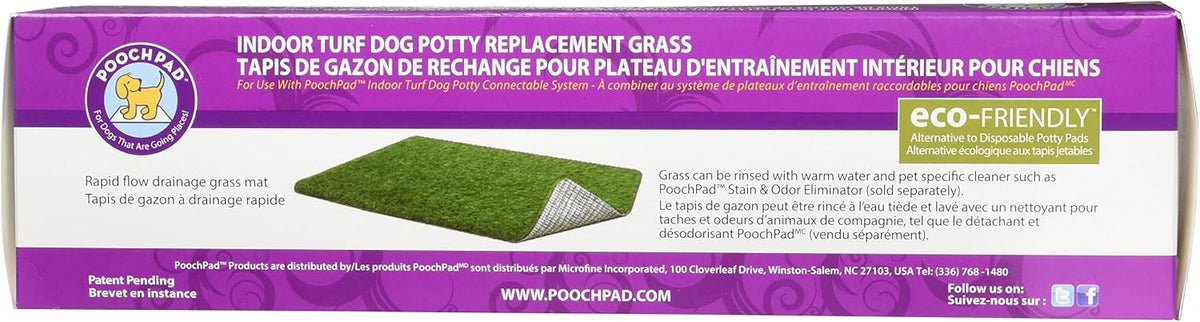Artificial Turf Fake Grass Patch for Dogs Potty & Urine, 16" x 24"