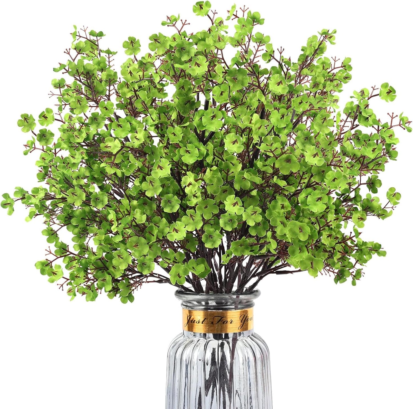 Babys Breath Artificial Flowers, 8 Bundles Cherry Blossom Pink Real Touch Fake Silk Flowers Bulk for Vase Home Office Wedding Spring Indoor Outdoor Centerpiece Table Mother's Day Decorations
