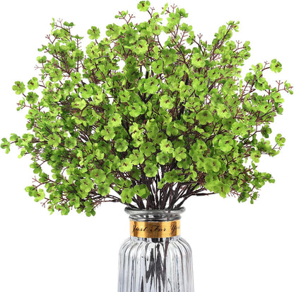 Babys Breath Artificial Flowers, 8 Bundles Cherry Blossom Pink Real Touch Fake Silk Flowers Bulk for Vase Home Office Wedding Spring Indoor Outdoor Centerpiece Table Mother's Day Decorations