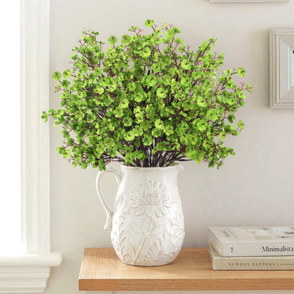 Babys Breath Artificial Flowers, 8 Bundles Cherry Blossom Pink Real Touch Fake Silk Flowers Bulk for Vase Home Office Wedding Spring Indoor Outdoor Centerpiece Table Mother's Day Decorations