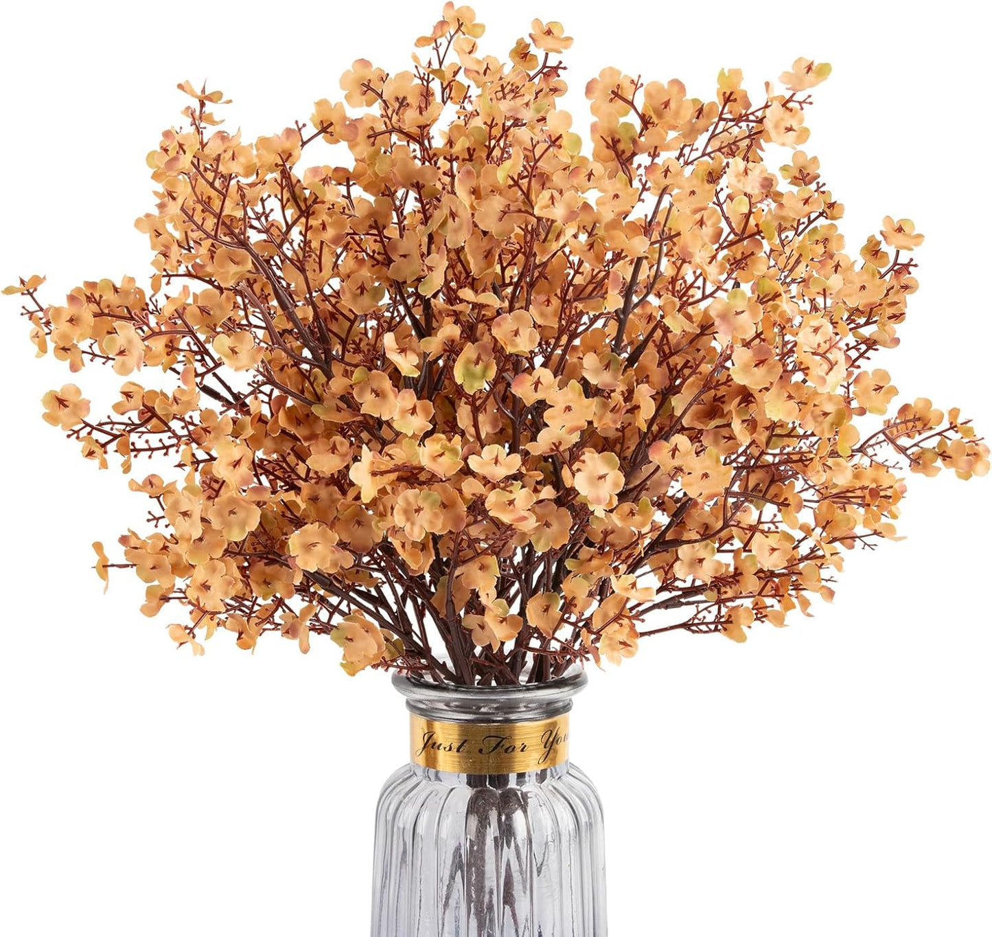 Babys Breath Artificial Flowers, 8 Bundles Cherry Blossom Pink Real Touch Fake Silk Flowers Bulk for Vase Home Office Wedding Spring Indoor Outdoor Centerpiece Table Mother's Day Decorations
